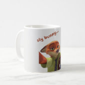 Zootopia Inspirierte "Schlaue Bunny, Dummer Fuchs" Kaffeetasse (Vorderseite Links)