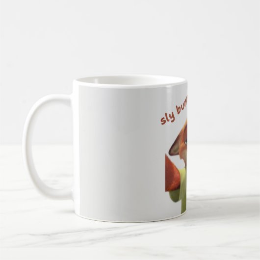 Zootopia Inspirierte "Schlaue Bunny, Dummer Fuchs" Kaffeetasse (Links)