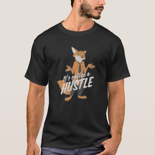 Zootopia Nick Wilde Es Heißt Hustle Premium T-Shirt (Vorderseite)