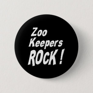 Zoowärter-Felsen! Knopf Button
