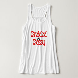 Zopf Frisur Racerback Grafik Tank Top