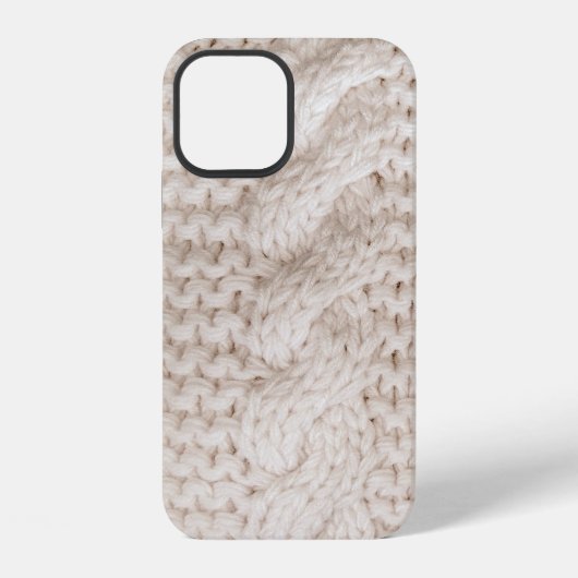 Zopfmuster iPhone Hülle (Rückseite)