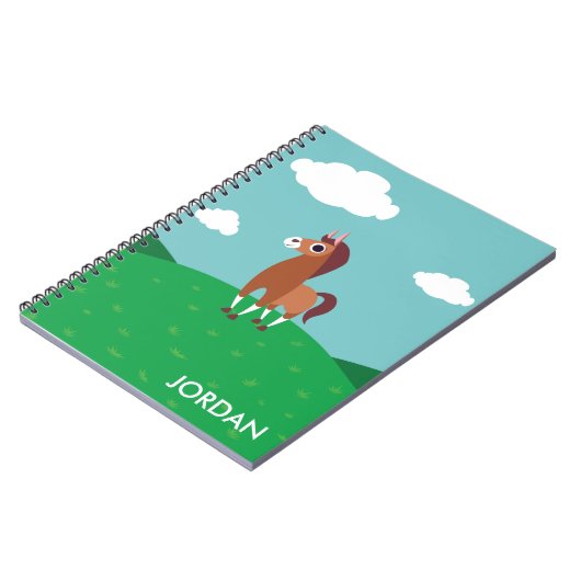 Zora das Pferd Notizblock (Linke Seite)