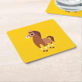 Zora das Pferd Rechteckiger Pappuntersetzer (angewinkelt)