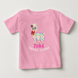 Zora Drama Llama Baby T-shirt