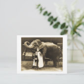 Zora und Trilby 1916 Postkarte (Stehend Vorderseite)