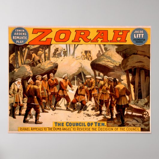 Zorah Russian Miners Theaterposter Poster (Vorne)