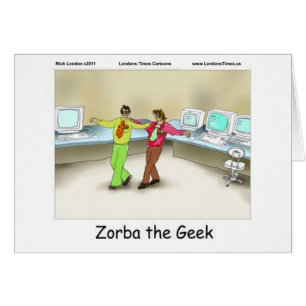 Zorba The Geek Funny gibt T-Shirts Tasse & Karten