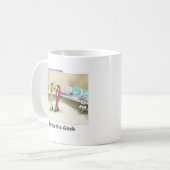 Zorba The Geek Funny Gifts & Sammlerstücke Kaffeetasse (Vorderseite Links)