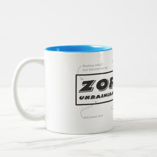 Zorepad erklärte Tasse (Links)