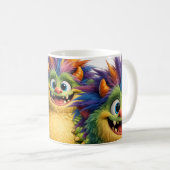 Zorgon Lustiges Monster Kaffeetasse (VorderseiteRechts)