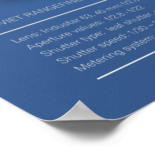 Zorki 10 poster (Ecke)