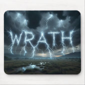 Zorn-Blitz über Feld Mousepad (Vorne)