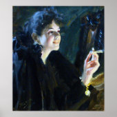 Zorn - Das Mädchen, Zigarette 1892 Poster (Vorne)