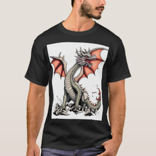 "Zorn des Krimson-Winged Drake" T-Shirt