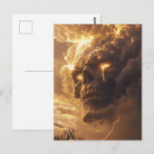 Zorn des Sturm-Schädels Postkarte (Vorne/Hinten)