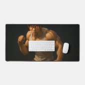 Zorn entzündet: Der Crimson Glare Schreibtischunterlage (Tastatur & Maus)