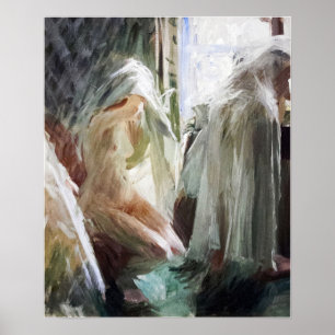 Zorn - Mädchen am Fenster Poster