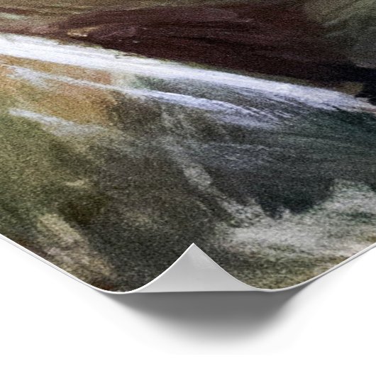 Zorn - Mädchen am Fenster Poster (Ecke)