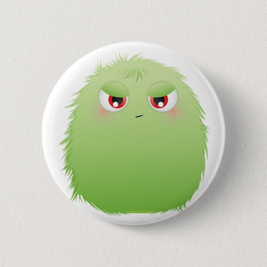 Zorn-Monster Button (Vorderseite)