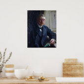 Zorn - Portrait von Franz Heiss 1902 Poster (Küche)