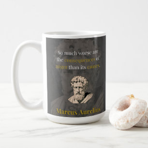 Zorn schadet dir am meisten: Marcus Aurelius über Kaffeetasse