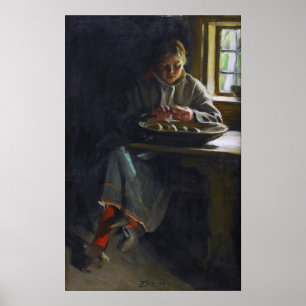 Zorn - Schälkartoffeln Poster