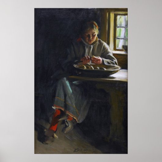 Zorn - Schälkartoffeln Poster (Vorne)