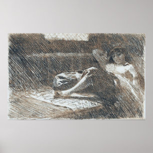 Zorn - Schlafende Odaliske 1886 Poster