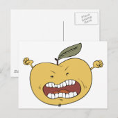 Zornapfel Postkarte (Vorne/Hinten)