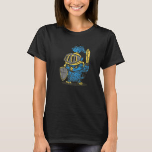 Zorniger Eulenritter - Mittelalterliche Renaissanc T-Shirt