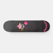 zorniger Gesichtspanda Gott der Liebe Skateboard (Horizontal)