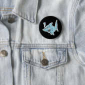 zorniger Hai Button (Beispiel)