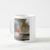 Zorniger Östlicher Blauvogel Kaffeetasse (Vorderseite Links)