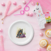 Zornstürme Trauben. Pappteller (Party)