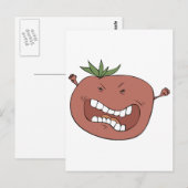 Zorntomate Postkarte (Vorne/Hinten)