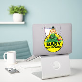 Zoro Baby an Bord Aufkleber (Laptop auf Schreibtisch)