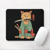 Zoro Cat Warrior Mousepad (Mit Mouse)