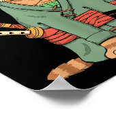 Zoro Cat Warrior Poster (Ecke)