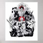 Zoro und Luffy Poster (Vorne)