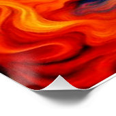 Zoroaster beten in den ewigen Flammen Poster (Ecke)