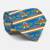 Zoroastrian-Perser Faravahar Krawatte (Gerollt)