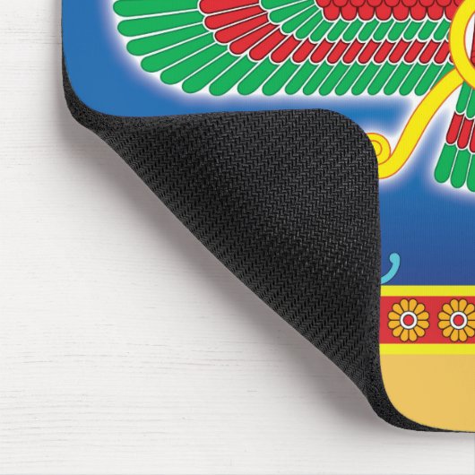 Zoroastrian-Perser Faravahar Mousepad (Ecke)