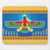 Zoroastrian-Perser Faravahar Mousepad (Vorne)