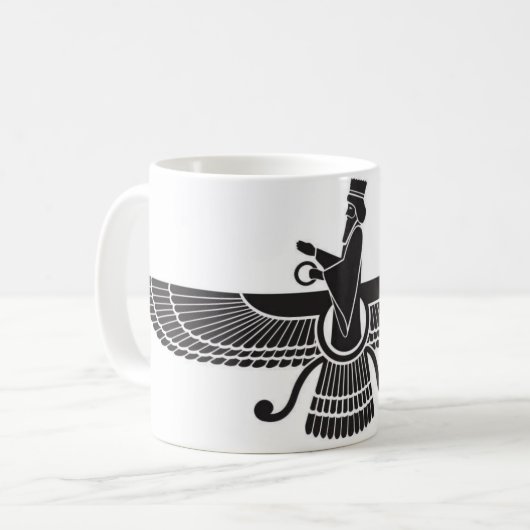 Zoroastrian-persische Tasse der Iran (Vorderseite Links)