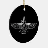 Zoroastrianism Faravahar Keramik Ornament (Rechts)