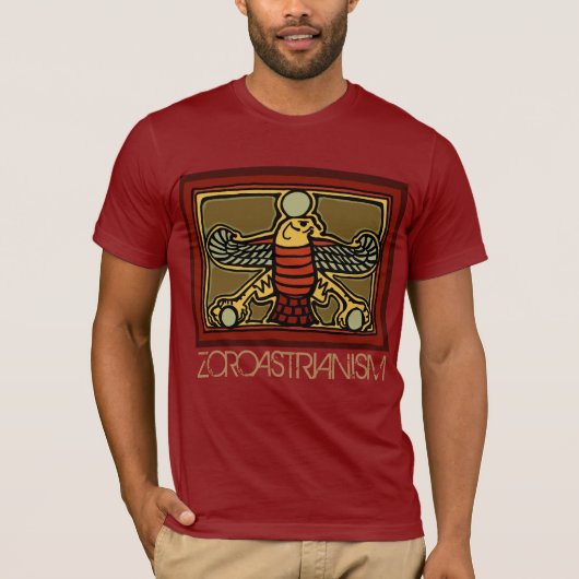 Zoroastrismus T - Shirt Design by AncientAgesPrint (Vorderseite)