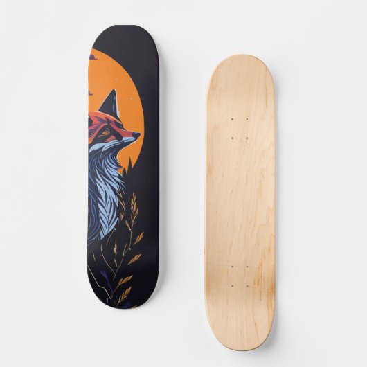 Zorro Contemplador Skateboard (Vorderseite)