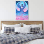 Zorya Dawn Goddess Slavic Folklore Surreal Fantasy Leinwanddruck (Insitu (Schlafzimmer))