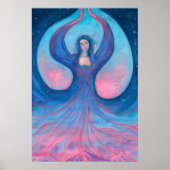 Zorya Dawn Goddess Slavic Folklore Surreal Fantasy Poster (Vorne)
